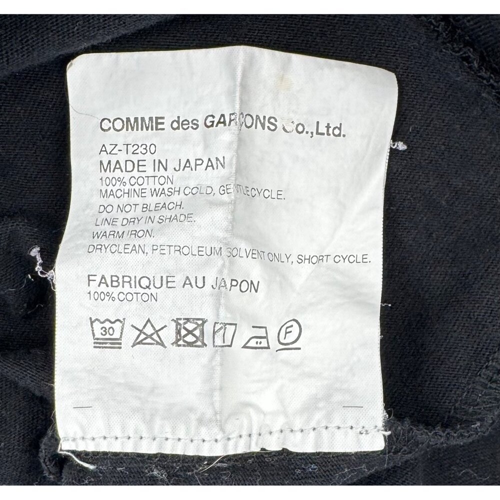 Comme Des Garcons Play Black Heart Logo jersey T-Shirt Size L Made In Japan - Picture 6 of 14